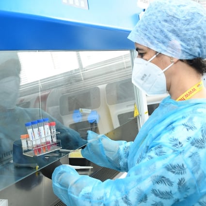 Hundreds of samples can be tested every hour, the researchers said. Photo: Xinhua