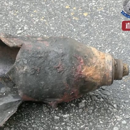 Police defused the World War II bomb that was discovered near Kai Tak MTR station. Photo: Handout