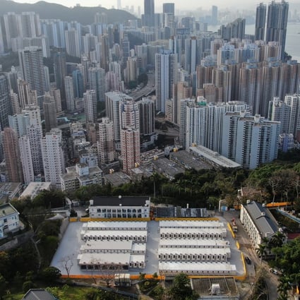 Lei Yue Mun Park and Holiday Village, which currently serves as a quarantine site, could soon host recovering Covid-19 patients in a bid to free up Hong Kong’s public hospital beds for the more seriously ill. Photo: Martin Chan