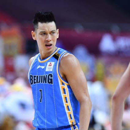 Jeremy Lin of the Beijing Ducks reacts during a match against the Guangzhou Loong Lions. Photo: Xinhua