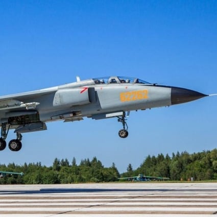 The PLA’s live-fire drills in the South China Sea on Wednesday and Thursday last week involved JH-7 bombers. Photo: Weibo