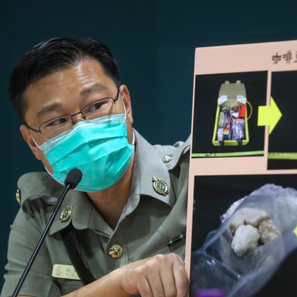 Superintendent Lau Ching-lung says officers have to stay vigilant as dealers looked to smuggle drugs into Hong Kong by various methods. Photo: Edmond So