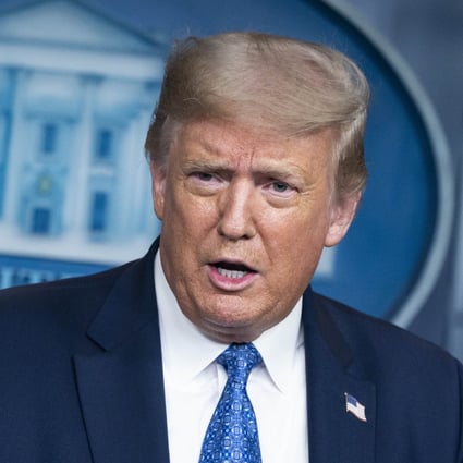 US President Donald Trump has said he took a difficult cognitive test that is ‘actually not that easy. But for me it was easy’. Photo: Bloomberg