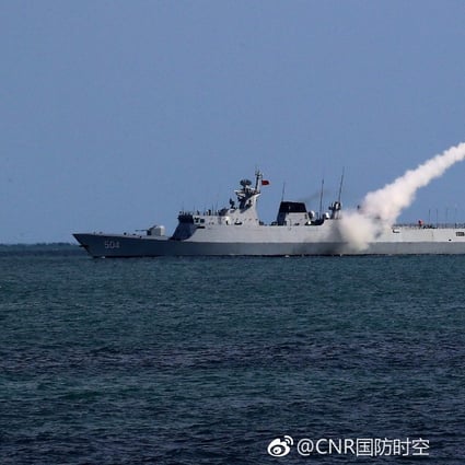 The live fire exercise will take place over nine days. Photo: Weibo
