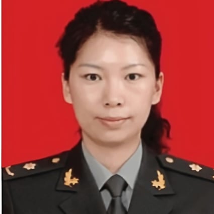 A photo from a criminal complaint filed in US District Court shows Tang Juan in a military uniform. Photo: US District Court / Handout