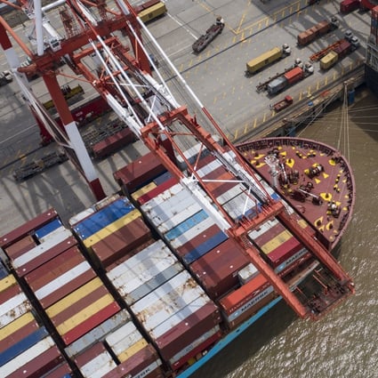 Vessels loaded with shipping containers in Shanghai, China. Mexico is hoping that some industries will find it beneficial to relocate to Latin America. Photo: Bloomberg