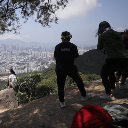 Hikers at Lion Rock Country Park in Sha Tin on May 3. Photo: Winson Wong