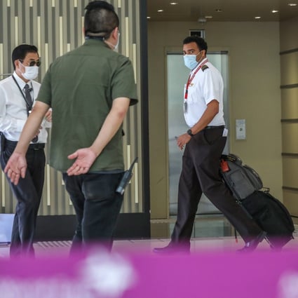 Aircrew are exempt from having to undergo 14 days’ quarantine in Hong Kong. Photo: K. Y. Cheng