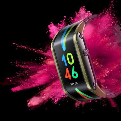 Nubia has a new futuristic smartwatch with a curved display that wraps around your wrist. Image: Nubia Technology