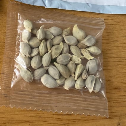 A package of seeds received by a Washington state resident. Photo: Twitter