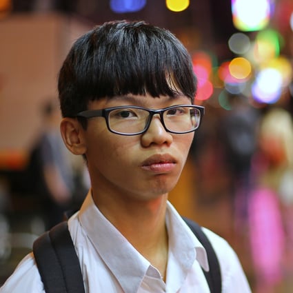 Former Studentlocalism convenor Tony Chung. Photo: Dickson Lee
