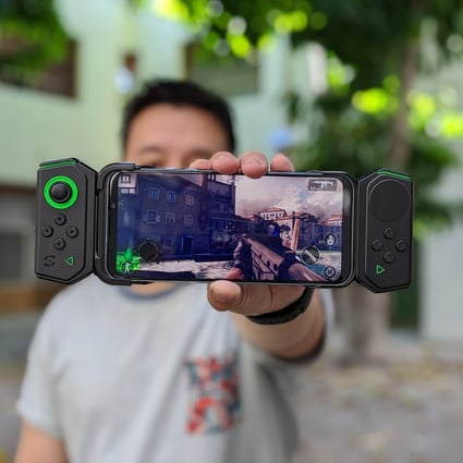 The Blackshark 2 Pro gaming smartphone. In March, Tencent and Black Shark jointly launched the world’s first 5G gaming phone, the Black Shark 3. Photo: SCMP
