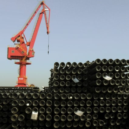 China, the world’s biggest steel producer, became a net importer in June for the first time since 2009. Photo: Reuters