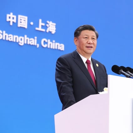 President Xi Jinping had delivered keynote speeches two years running at the China International Import Expo in Shanghai. Photo: Xinhua