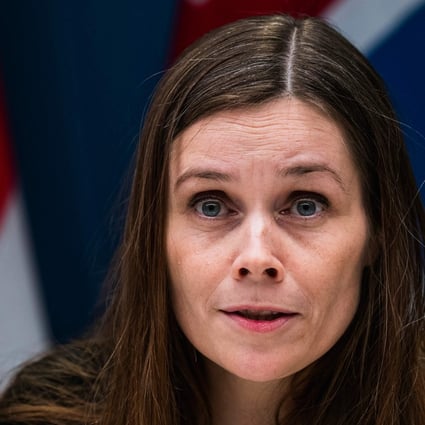 Iceland’s Prime Minister Katrín Jakobsdottir. Photo: AFP
