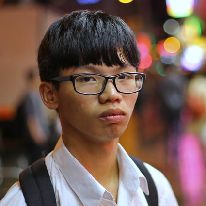 Tony Chung, from disbanded group Studentlocalism, is one of the four suspects. Photo: Dickson Lee