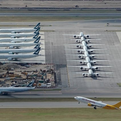 Cathay Pacific was forced to ground most of its aircraft because of the pandemic. Photo: Felix Wong