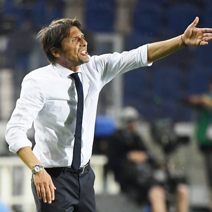 Inter Milan manager Antonio Conte has complained about the stewardship of the club after securing send place in Serie A on Saturday. Photo: Reuters