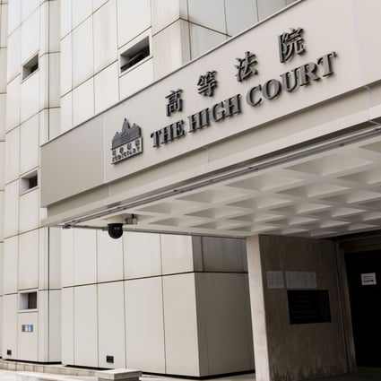 Ng Ka-lun, a member of the Hong Kong Teaching and Research Support Staff Union, lodged an application for judicial review at the High Court. Photo: Warton Li