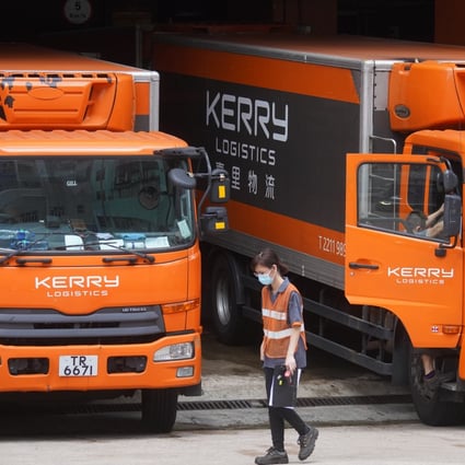 Hong Kong-based Kerry Logistics foresees a double-digit percentage gain in earnings for the first half of 2020. Photo: Winson Wong