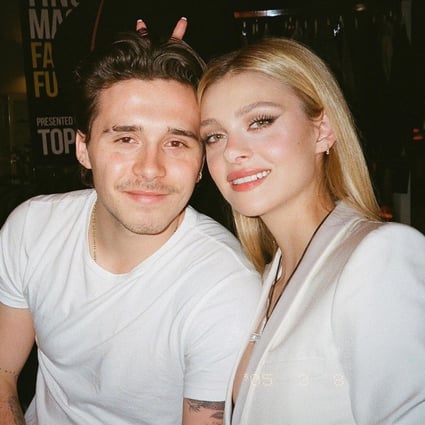 Brooklyn Beckham with newly announced with-to-be Nicola Peltz. Photo: @nicolaannepeltz/Instagram