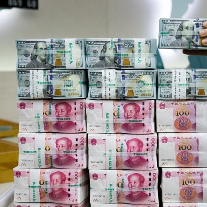China’s foreign exchange reserves – the world’s largest – rose US$42.06 billion in July to US$3.154 trillion, central bank data showed. Photo: Bloomberg