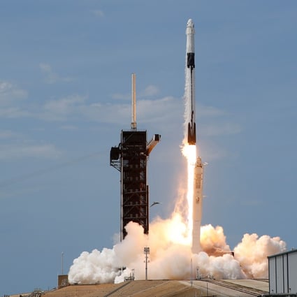 SpaceX’s Falcon 9 rocket with Nasa astronauts Robert Behnken and Douglas Hurley aboard blasted off on May 30 to the international space station. Photo: Reuters
