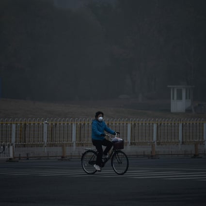 Smog in Beijing. Photo: AFP