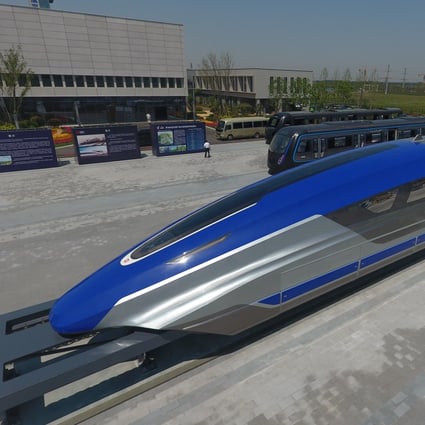 The first maglev prototype rolled off the production lines in May. Photo: Getty Images