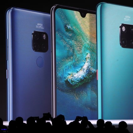 Richard Yu, CEO of Huawei's consumer business group, launches the Mate 30 smartphone series in Munich, Germany, on September 19, 2019. Photo: Reuters