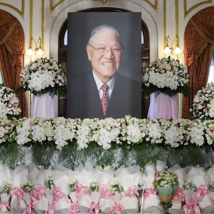 A picture of Taiwan's late former president Lee Teng-hui at the Taipei Guest House. Photo: Reuters