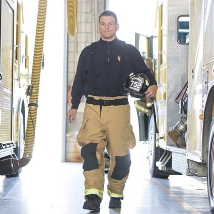 Stipe Miocic working as a firefighter in Ohio. Photo: Instagram/@stipemiocic