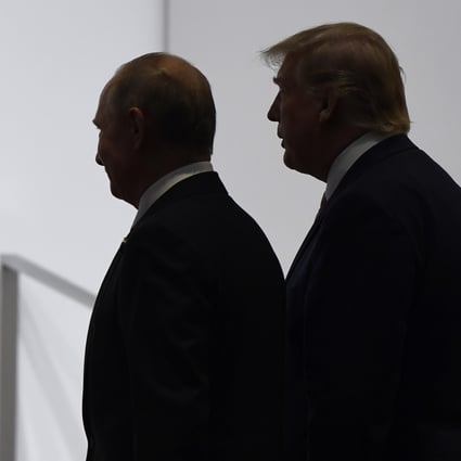 US media reports say Donald Trump hopes to meet Vladimir Putin before the US election in November. Photo: AP