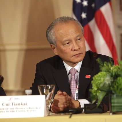 Cui Tiankai, China's Ambassador to the United States. Photo: AFP