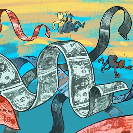China started to take action to reduce its reliance on the US dollar after the global financial crisis, with Beijing promoting the use of yuan in cross-border deals. Illustration: Adolfo Arranz