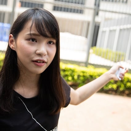 Agnes Chow is seen as “something of the face of the campaign for democracy in Hong Kong”, according to a Japan-based expert. Photo: Bloomberg