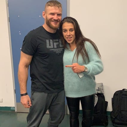 Jan Blachowicz with Joanna Jedrzejczyk. Photo: Instagram