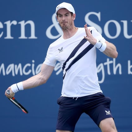 Andy Murray defeated Frances Tiafoe in his first game back after nine months at the Western & Southern Open in New York City. Photo: AFP
