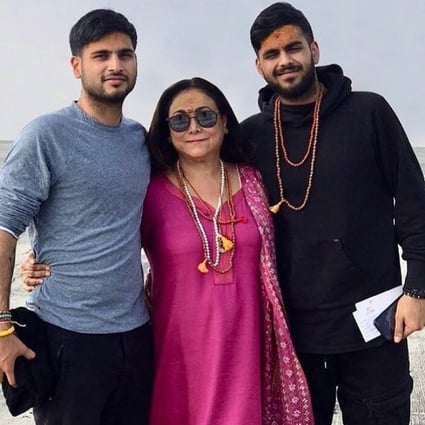 From left, Jai Anmol and Jai Anshul Ambani with mother Tina Ambani. Photo: Instagram/@jaianshulambani