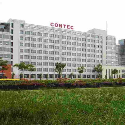 Contec Medical Systems, a northern China-based diagnostic devices maker, soared on its market debut. Photo: SCMP Handout