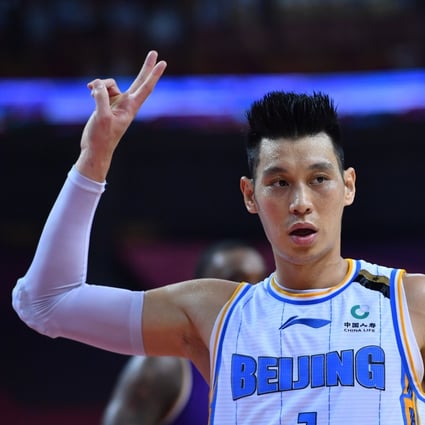 Jeremy Lin in action for the Beijing Ducks against the Beijing Royal Fighters in the Chinese Basketball Association. Photo: Xinhua