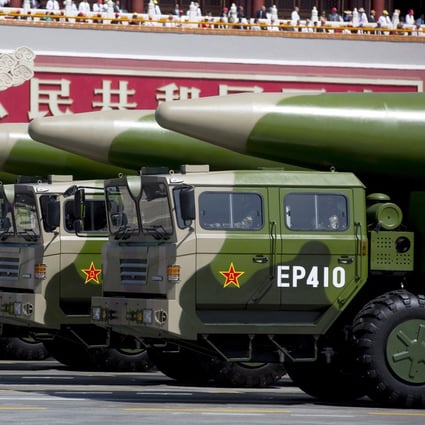A DF-26 missile was from Qinghai into the South China Sea on Tuesday, according to a source close to the Chinese military. Photo: Reuters