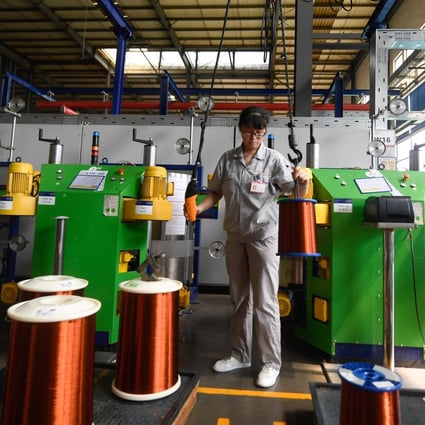 In July, profits of industrial firms saw a year on year increase of 19.6 per cent, from an increase of 11.5 per cent in June, data from the National Bureau of Statistics (NBS) showed on Thursday. Photo: Xinhua