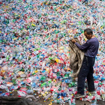 In 2015, a Chinese labourer was pictured sorting out plastic bottles for recycling in Dong Xiao Kou village, on the outskirts of Beijing. But in 2018 China refused to become one of the world’s dumping grounds and stopped importing rubbish from other countries. Now criminal gangs are illegally importing waste. Photo: AFP