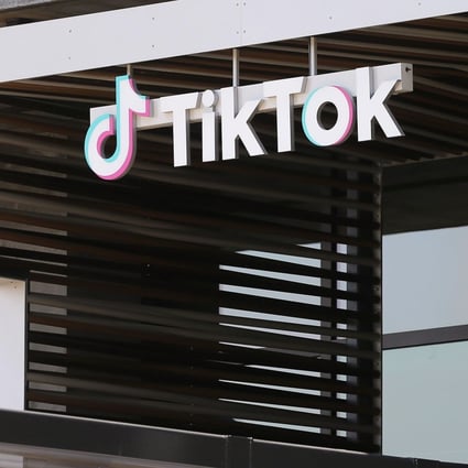 The TikTok logo is displayed outside a TikTok office on August 27, 2020 in Culver City, California. Photo: AFP