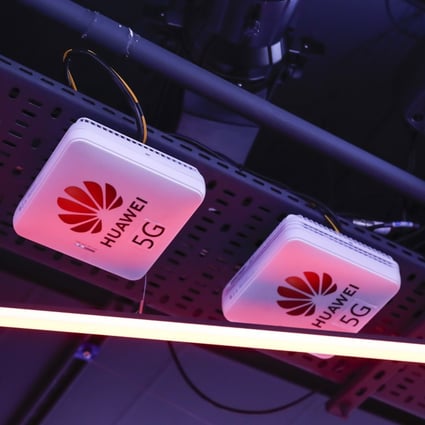 Huawei 5G equipment at the Huawei 5G Innovation and Experience Center in London. Photo: Xinhua
