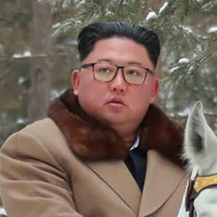 North Korea’s supreme leader Kim Jong-un visits battle sites at Mount Paektu in December 2019. Photo: KCNA via KNS/AFP