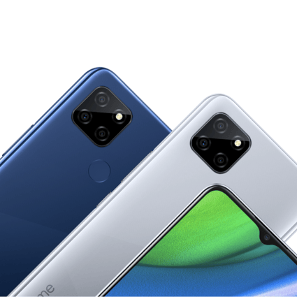 The Realme V3 5G smartphone ships in China on September 9 for 999 yuan (US$145). Picture: Handout