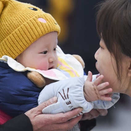 In 2017 in China, there were nearly 112 male births for every 100 female births. Gender disparity shows up in other ways throughout a woman’s life, from education to work opportunities to unpaid care, according to a report by the Chinese government. (Xinhua/Wang Quanchao)