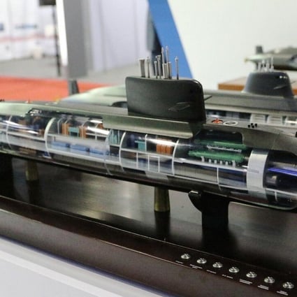 A military model of S-26T submarine. Photo: Handout